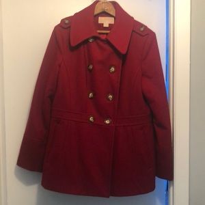 Women’s Michael Kors red peacoat